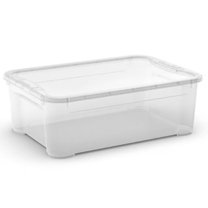 CURVER Úložný box T BOX M 32L s víkem | transparentní obraz