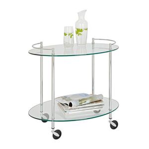 XXXL SERVÍROVACÍ VOZÍK, barvy chromu, 68/63/46 cm obraz