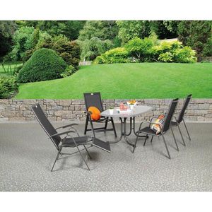 Acamp ZAHRADNÍ RELAXAČNÍ ŽIDLE, kov, textil obraz