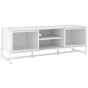 P & B NÍZKÁ KOMODA, bílá, 132/46/41 cm obraz
