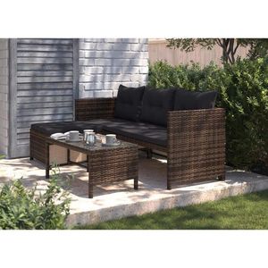 Ambia Garden TERASOVÁ SEDACÍ SOUPRAVA kov, plast, sklo obraz
