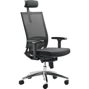 XXXL OTOČNÁ ŽIDLE, tkaná látka, černá obraz