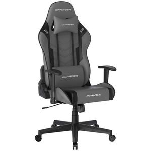 Dxracer HERNÍ ŽIDLE, šedá, černá obraz