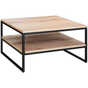 MID.YOU KONFERENČNÍ STOLEK, černá, barvy dubu, dřevo, kov, kompozitní dřevo, 80/70/45 cm obraz