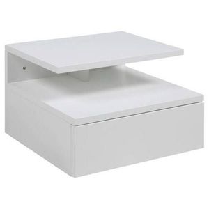 XXXL NOČNÍ STOLEK, bílá, 35/22, 5/32 cm obraz