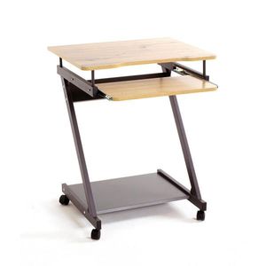 XXXL PC STŮL, antracitová, černá, barvy dubu, 60/49/76 cm obraz