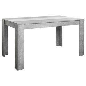 MID.YOU JÍDELNÍ STŮL, černá, bílá, světle šedá, 138/80/74 cm obraz