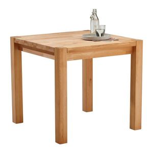 Carryhome JÍDELNÍ STŮL, jádrový buk, jádrový buk, 80/80/75 cm obraz