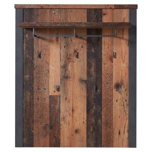 Livetastic ŠATNÍ PANEL, hnědá, šedá, 94/110/30 cm obraz