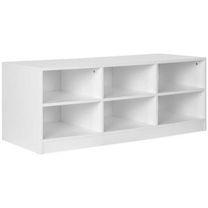 MID.YOU REGÁL NA BOTY, bílá, 120/45/42 cm obraz