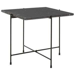 Livetastic KONFERENČNÍ STOLEK, černá, kov, kámen, 50/50/45 cm obraz
