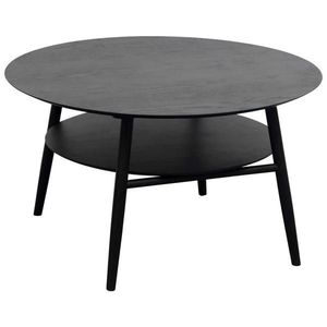 MID.YOU KONFERENČNÍ STOLEK, černá, dřevo, kompozitní dřevo, 80/45/80 cm obraz