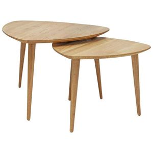 Boxxx SADA KONFERENČNÍCH STOLKŮ, divoký dub, dřevo, 60/60/43 cm obraz