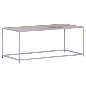Livetastic KONFERENČNÍ STOLEK, bílá, dřevo, kov, 100/50/40 cm obraz