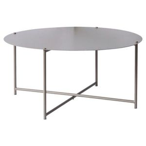 Xora KONFERENČNÍ STOLEK, šedohnědá, kov, 83/83/40 cm obraz