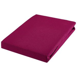Novel ELASTICKÉ PROSTĚRADLO, žerzej, červená, 180-200/200-220 cm obraz