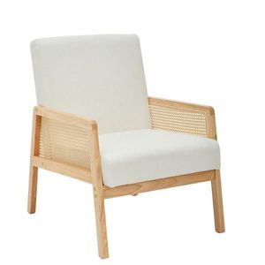 Livetastic RATANOVÉ KŘESLO, textil, bílá obraz