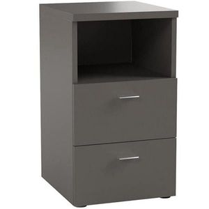 Carryhome NOČNÍ STOLEK, šedá, 35/62/40 cm obraz