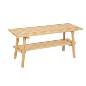 Carryhome LAVICE S BOTNÍKEM, přírodní barvy, 100/45/35 cm obraz