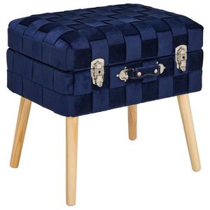 Xora TABURET, dřevo, textil, kompozitní dřevo, 52/47/37 cm obraz