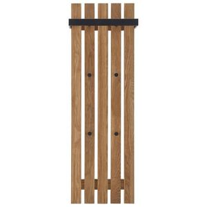XXXL ŠATNÍ PANEL, přírodní barvy, černá, dub, 40/120/22 cm obraz