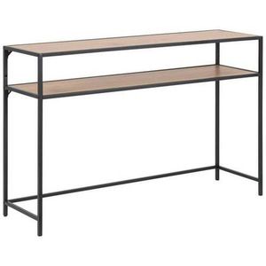 XXXL KONZOLOVÝ STOLEK, černá, divoký dub, kompozitní dřevo, 120/35/79 cm obraz