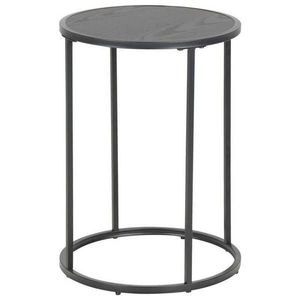 XXXL ODKLÁDACÍ STOLEK, černá, kompozitní dřevo, 40/40/55 cm obraz