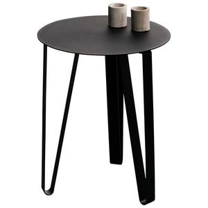 Xora KONFERENČNÍ STOLEK, černá, kov, 40/40/50 cm obraz