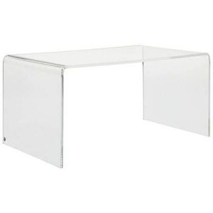 XXXL ODKLÁDACÍ STOLEK, čiré, plast, 90/50/42 cm obraz
