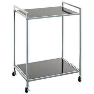 XXXL SERVÍROVACÍ VOZÍK, šedá, černá, 50/36/69 cm obraz
