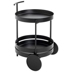 XXXL SERVÍROVACÍ VOZÍK, černá, 42/42/61 cm obraz