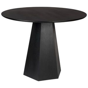 Zuiver JÍDELNÍ STŮL, jasan, černá, 100/100/76 cm obraz