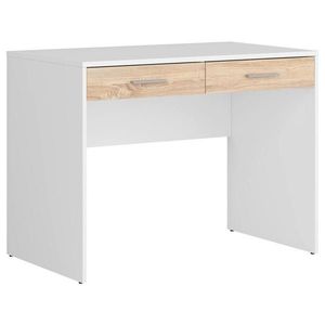 XXXL PSACÍ STŮL, bílá, barvy dubu, Sonoma dub, 100/59/76 cm obraz