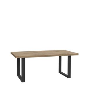 MID.YOU KONFERENČNÍ STOLEK, černá, barvy dubu, kov, plast, kompozitní dřevo, 110/60/45 cm obraz
