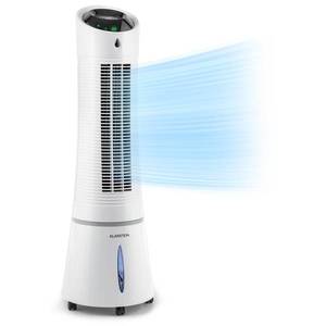 Klarstein Skyscraper Ice 4 v 1, ventilátor, ochlazovač vzduchu, čistička vzduchu, zvlhčovač vzduchu, 210 m³/h, 45 W, oscilace, mobilní, dálkové ovládání obraz