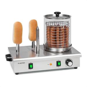 Klarstein Wurstfabrik 600, hotdogovač, 600 W, 5 l, 30-100 °C, sklo, nerezová ocel obraz