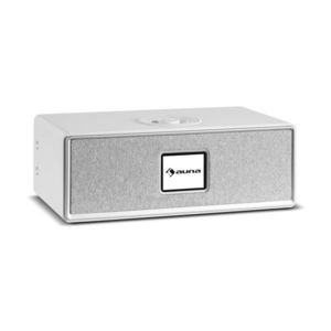Auna Simpfy Wireless, reproduktor, DAB+/FM, BT, LCD-display, dřevěné tělo obraz