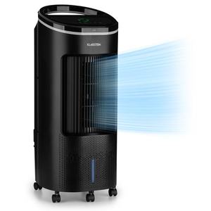 Klarstein IceWind Plus, 4 v 1 ochlazovač vzduchu, ventilátor, zvlhčovač vzduchu, čistič vzduchu, 330 m³/h, 65 W, 7 litrů, 4 rychlosti, oscilace, ionizátor, časovač, dálkové ovládání, mobilní obraz