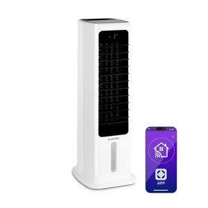 Klarstein Skytower 360° Smart, ochlazovač vzduchu, 60 W, 450 m³/h, 6 litrů, přenosný obraz
