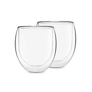 Feelino Ice set 2, sklenice na čaj, sada 2 kusů, 320 ml, vysoce kvalitní borosilikátové sklo, vhodné do myčky nádobí obraz