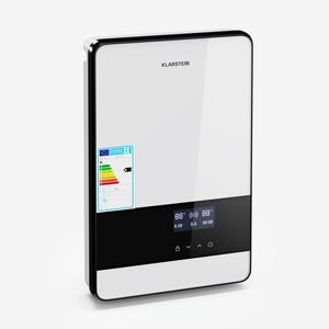 Klarstein Blaze Flow Elektrický průtokový ohřívač vody, Nerezové topné těleso, LED displej, 24 kW obraz