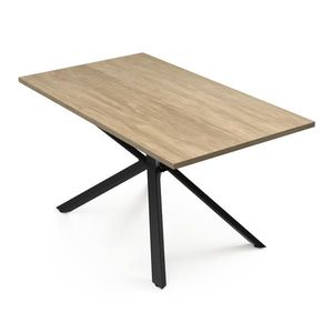 Blumfeldt Bearsdon jídelní set, stolová deska a kovové nohy stolu, industriální styl, stabilní, moderní obraz