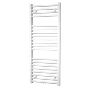 Mereo Otopný žebřík, rovný, 450x1330 mm, bílý, středové připojení MT02S obraz