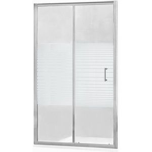 MEXEN Apia posuvné sprchové dveře 120 cm dekor, chrom 845-120-000-01-20 obraz