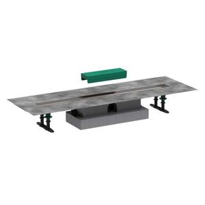 HANSGROHE uBox universal Set pro plochou instalaci lineárního sprchového žlabu 80 cm, nerez 56018180 obraz