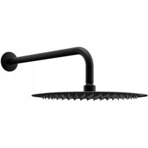 MEXEN/S Slim sprchová hlavice déšť 25 cm + sprchové rameno, černá 79225211-70 obraz