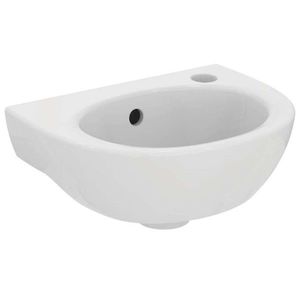 IDEAL STANDARD Eurovit Umývátko 35x26 cm, s přepadem, otvor pro baterii vpravo, bílá E871601 obraz