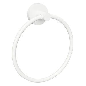 SAPHO X-ROUND WHITE držák ručníků kruh, bílá mat XR411W obraz