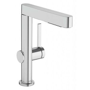 HANSGROHE Finoris Umyvadlová baterie, s výpustí Push-Open a výsuvnou sprškou, EcoSmart, chrom 76063000 obraz
