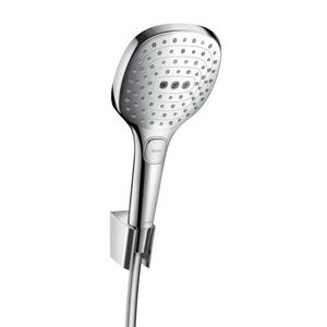 HANSGROHE Raindance Select E Set sprchové hlavice, 3 proudy, držáku a hadice, chrom 26720000 obraz